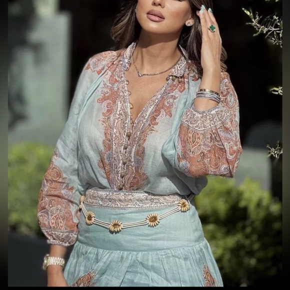 ZIMMERMANN Devi Paisley Blouse - Picture 3 of 9